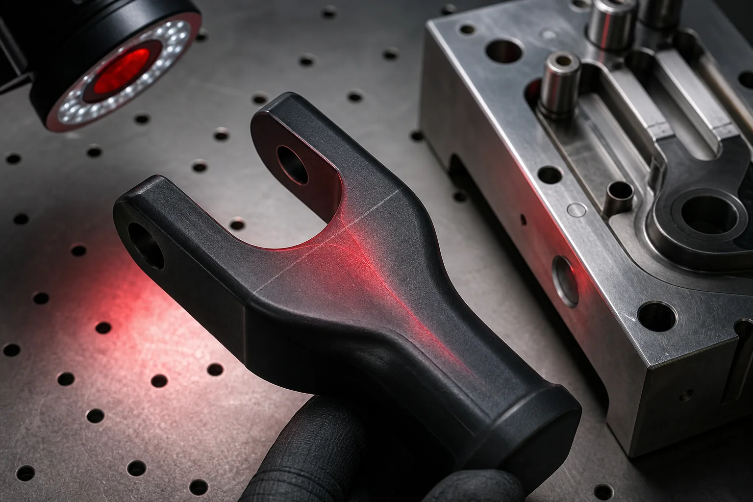 Weld lines: the defect that does not look the same in CAD and in the injected part